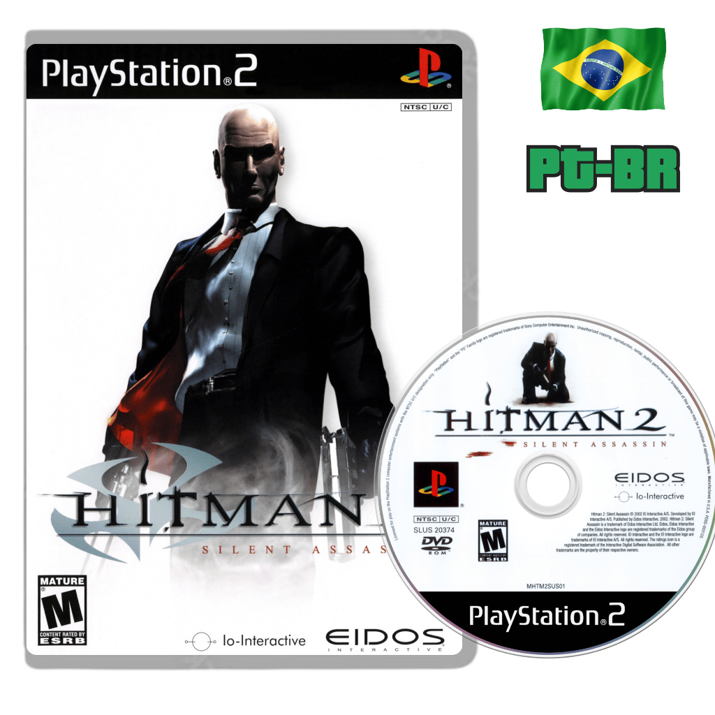 Hitman 2: Silent Assassin - Playstation 2 (Mídia Física) PT-BR