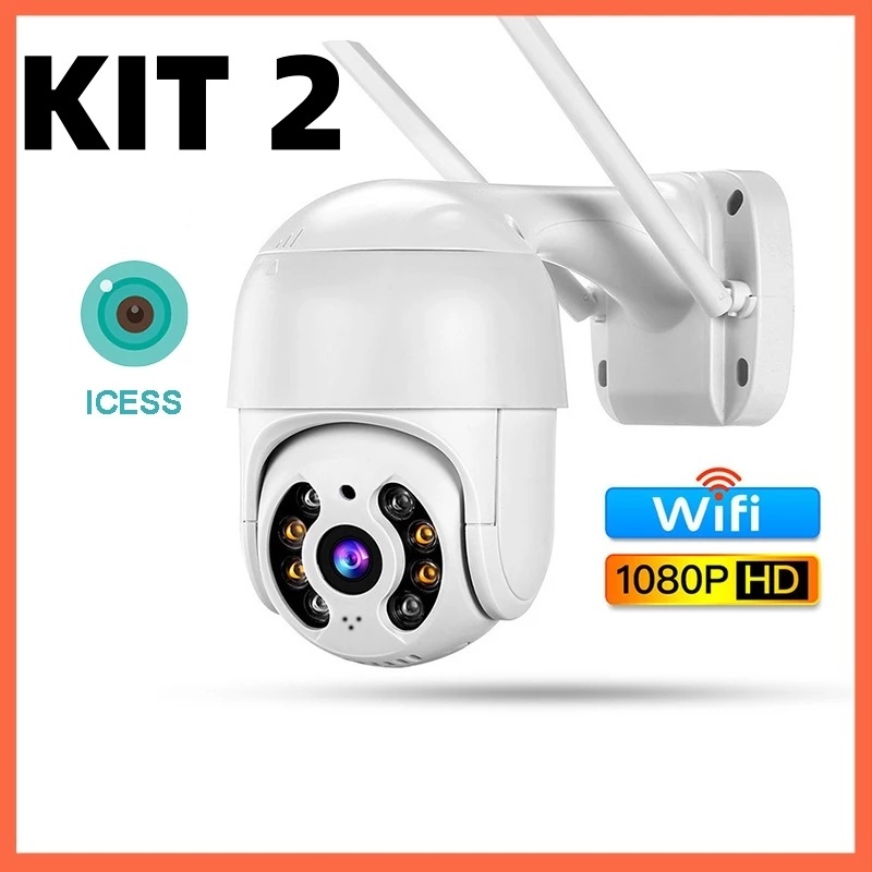 Câmera Segurança Wifi Smart IP ICSEE A8 Áudio Infravermelho Sem Fio Casa-MOBY | Shopee Brasil