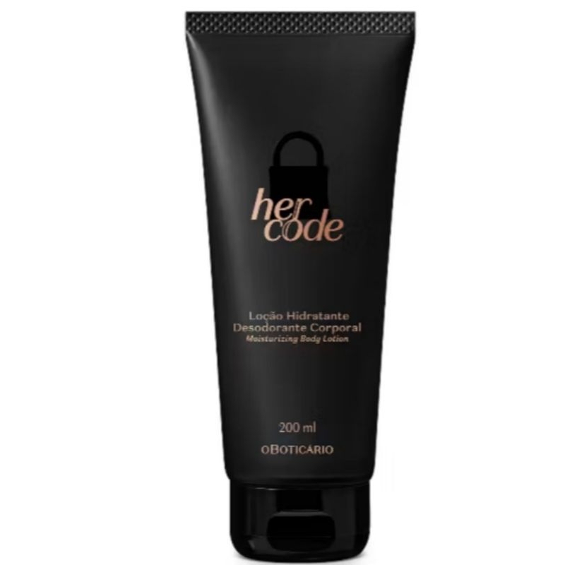 Hidratante Her Code O Boticário 200ml em Oferta na Shopee