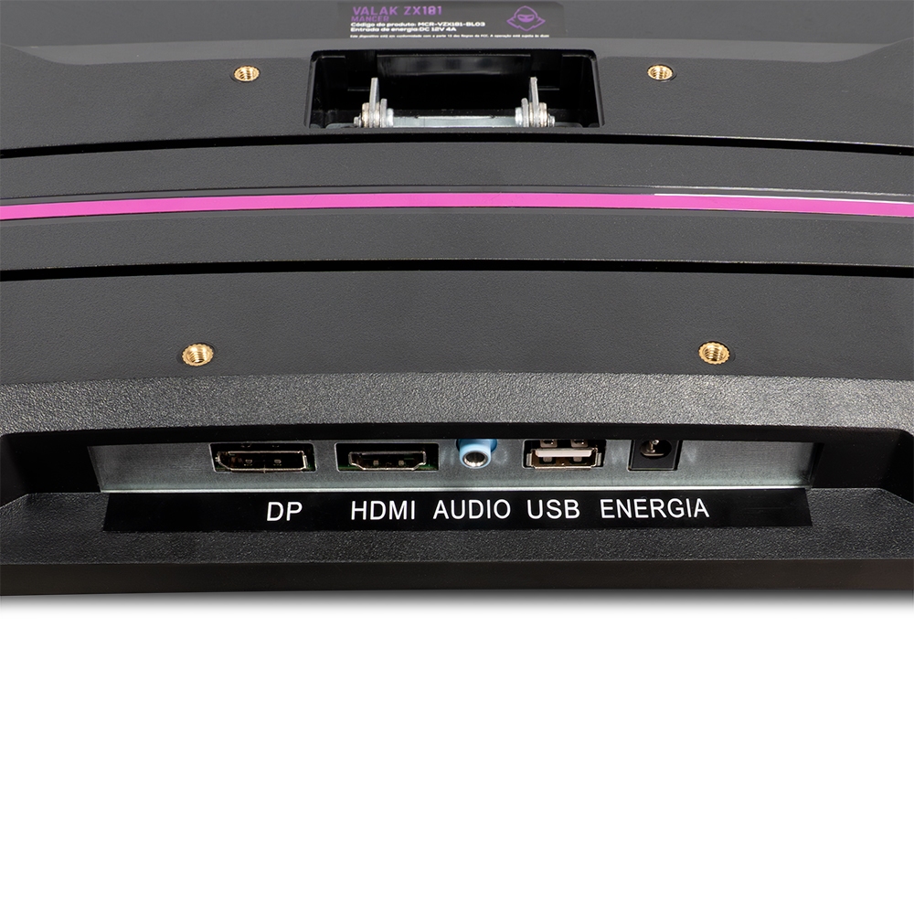 Monitor Gamer Mancer Valak ZX181, 27 Pol, VA, Curvo, FHD, 1ms