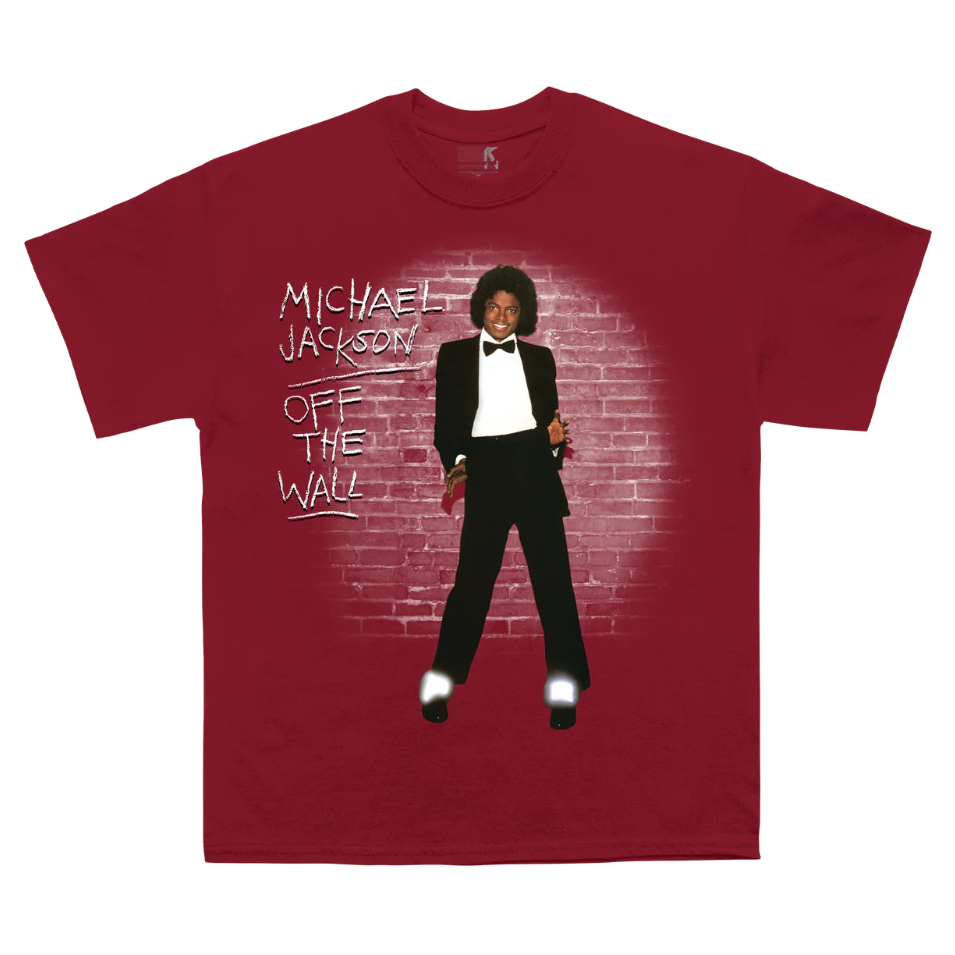 Camiseta Michael Jackson Off the Wall Unissex T-shirt Vermelha