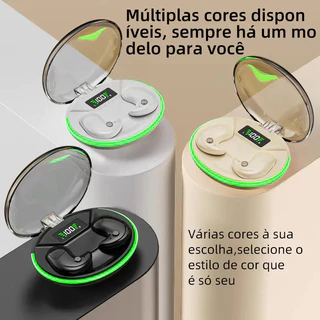 Fone de Ouvido Bluetooth 5.4 Altomex J70 Pro – Display LED + Cancelamento de Ruído