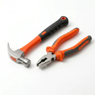 kit Ferramentas martelo unha + alicate universal 8 polegadas uso profissional e domestico
