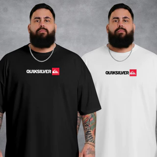 Kit 2 Camiseta Plus Size Masculina P ao G5 Conjunto QK Camisa Basica Algodão Envio Imediato