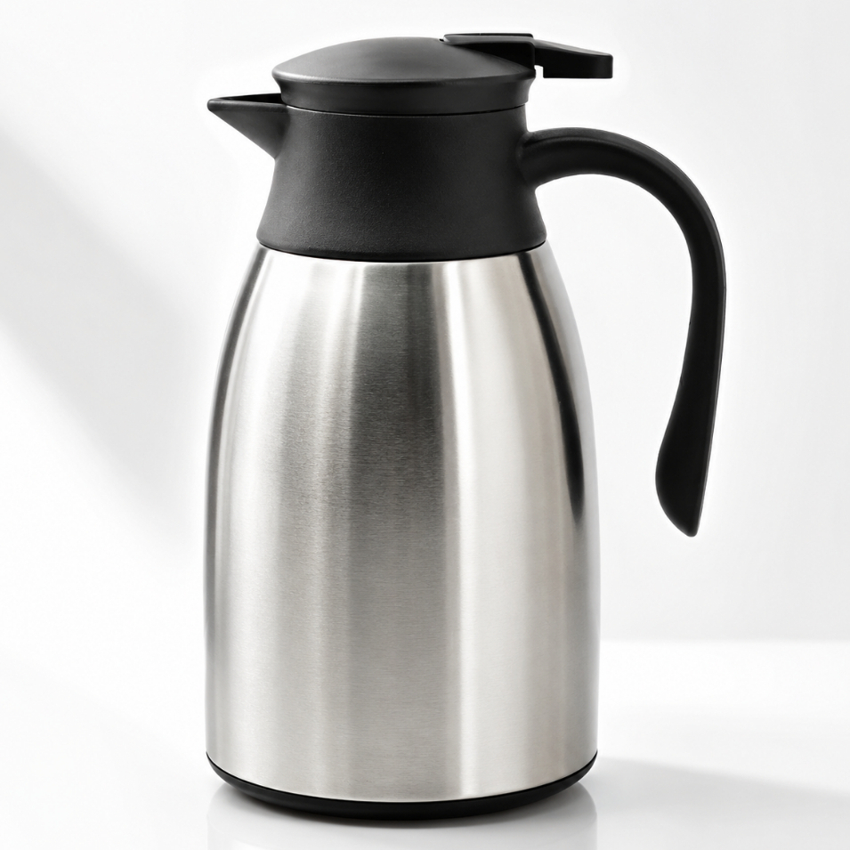 Garrafa Térmica Inox 1 Litro para Chá Café com Cabo Quente o