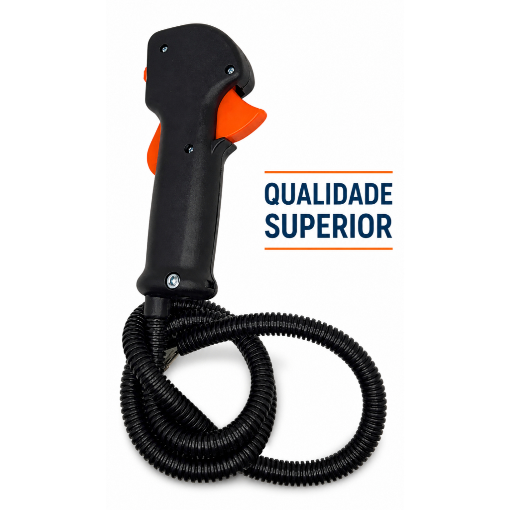 Acelerador Gatilho Guidão Punho P/ Roçadeira Toyama Tbc43 Tbc52