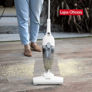 Aspirador De Pó Vertical Vonder APV 1350 Turbo 1350W Filtro HEPA 2 Em 1 Portátil com Selo Inmetro