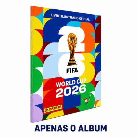 Álbum Oficial Copa Do Mundo 2026 Brochura + Figurinhas FIFA Original Futebol Colecionáveis — foto 1 — Achou Levou Brasil
