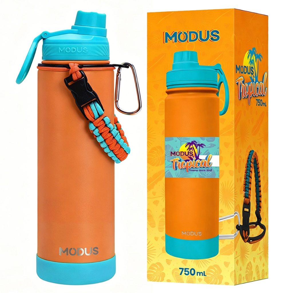 MODUS Garrafa Térmica 750ml com Alça Quente & Frio Com Isolamento ...