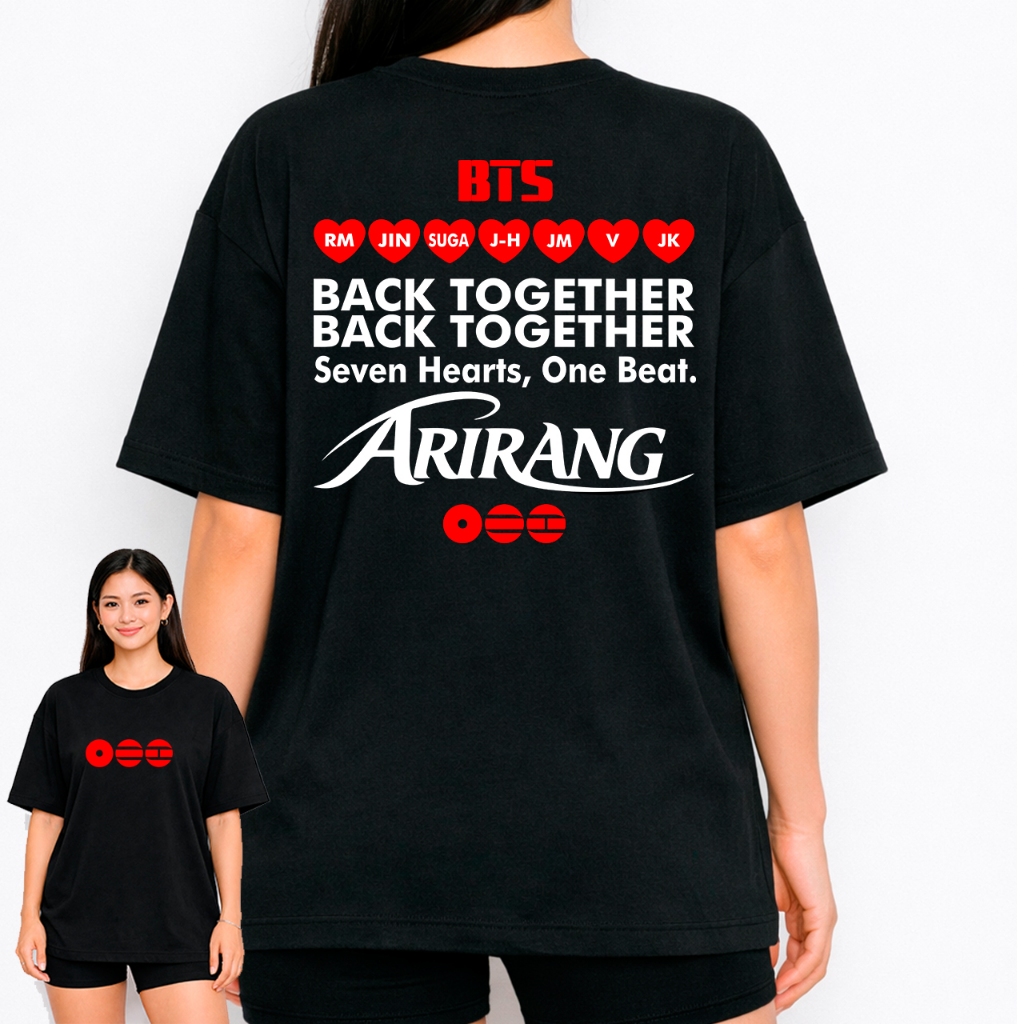 Camiseta Bts Arirang Tour 2026 Malha 100% Algodão | Shopee Brasil