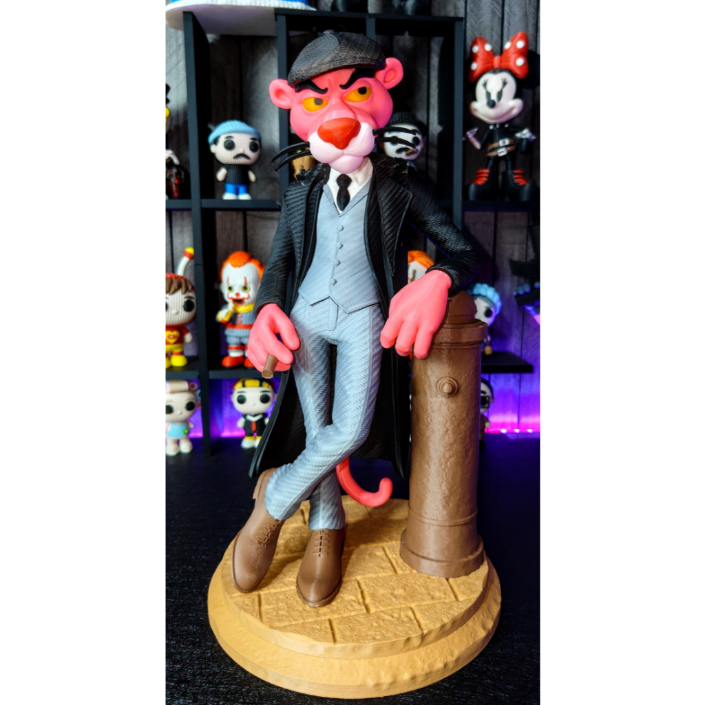 ピンクパンサー フィギュア（ Peaky Blinders） Pantera Cor-de-Rosa Peaky Blinders Gângster - Action Figure Geek