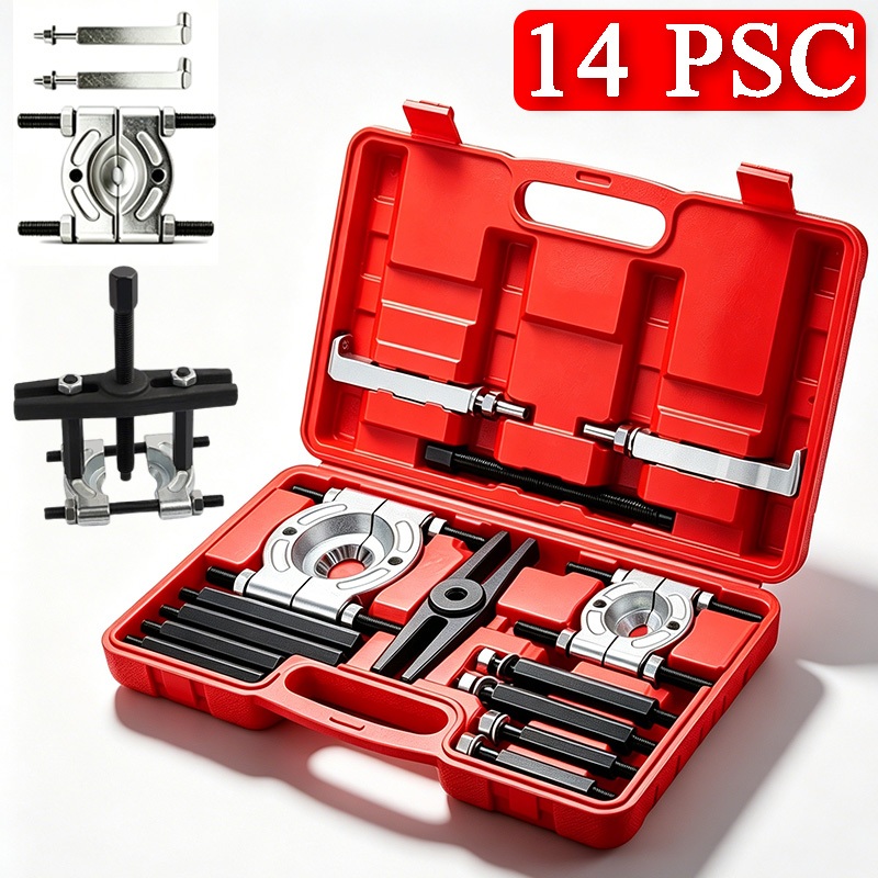 Kit Saca Rolamento 14 Peças Separador Extrator de Rolamentos Polias e ...