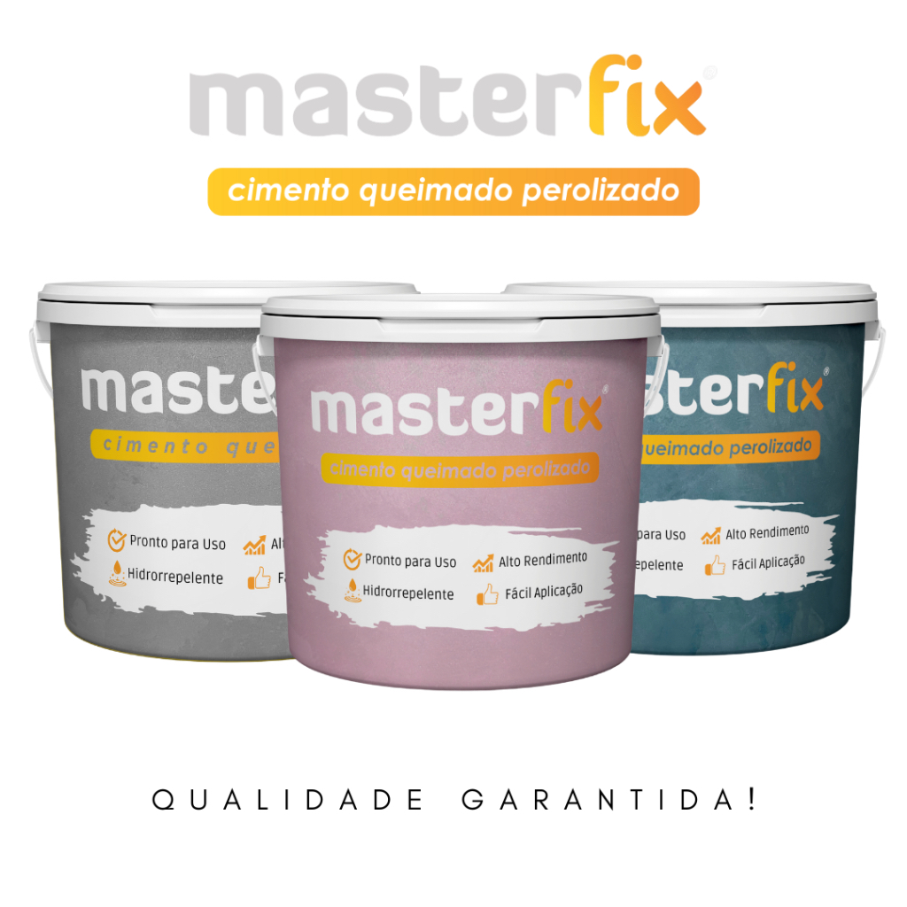 Cimento Queimado Perolizado MasterFix 3 kg | Shopee Brasil
