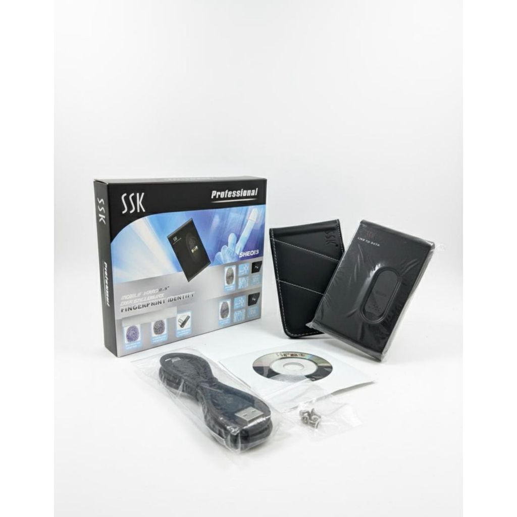 Case Para Hd 2.5 Sata Ssk She013 Com Leitor Biométrico | Shopee Brasil