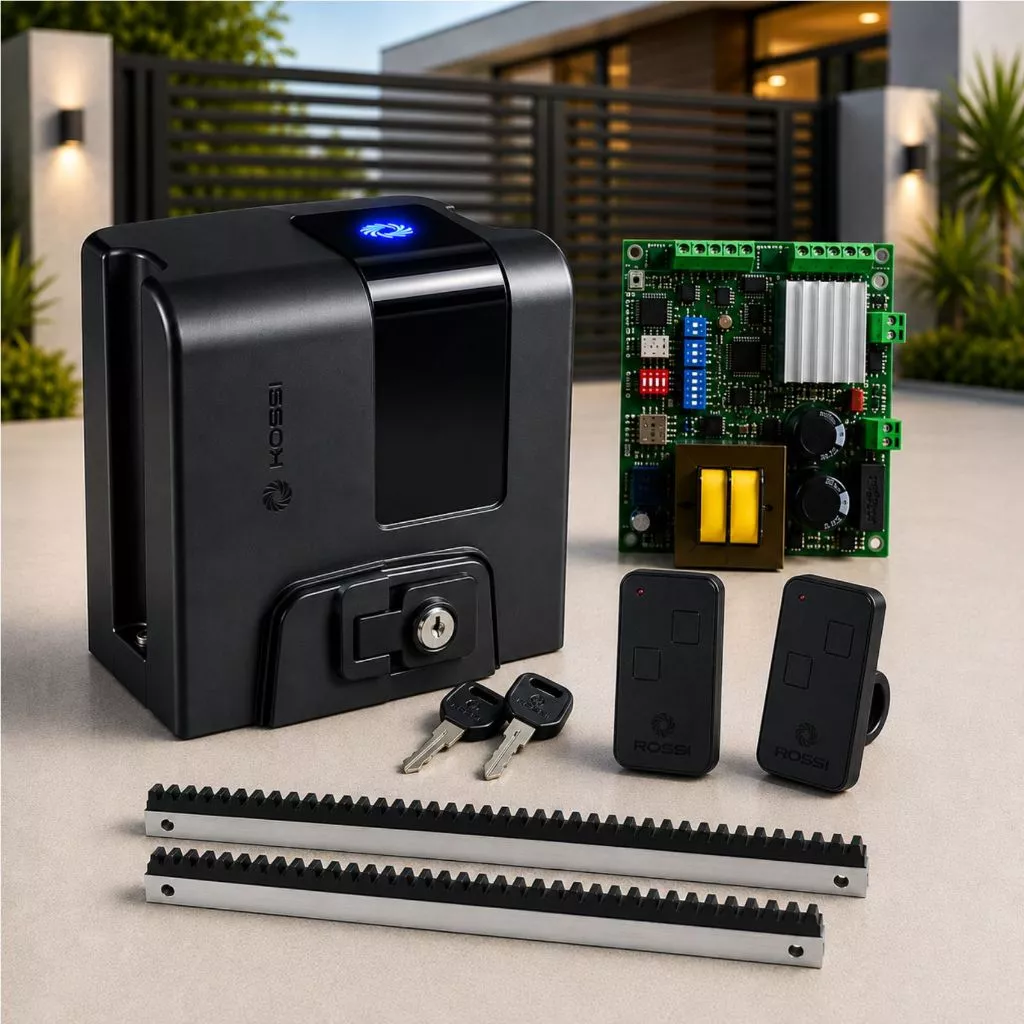 Motor De Portão Residencial Dz Rio 800 Jetflex + 3m Cremalheira Ppa