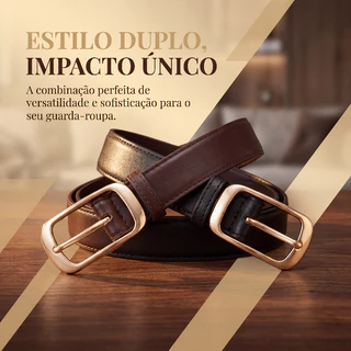2 cintos de cintura de mulheres com barras de ouro, porosos e não perforados, adequados para jeans e vestidos