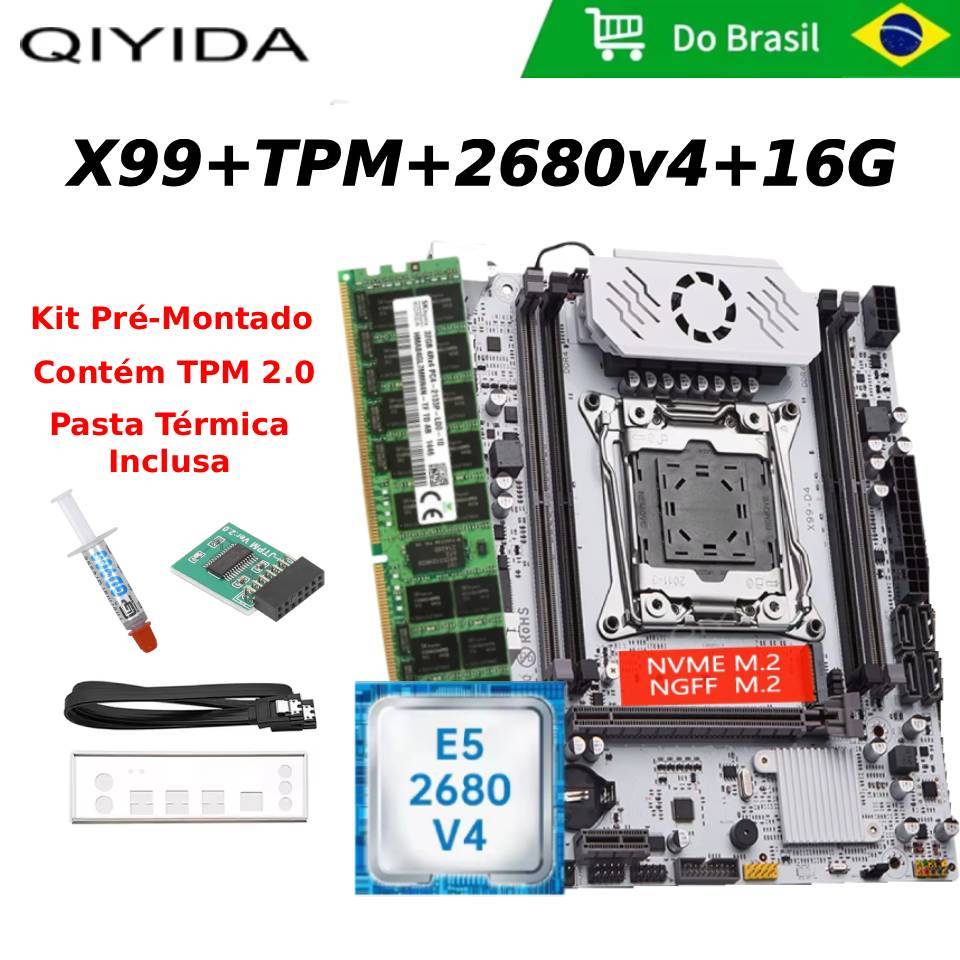 中華のやつ　Xeon E5-2680v4 x99？マザボセット kit xeon x99 e5 2680 v4 em Promoção na Shopee Brasil 2026
