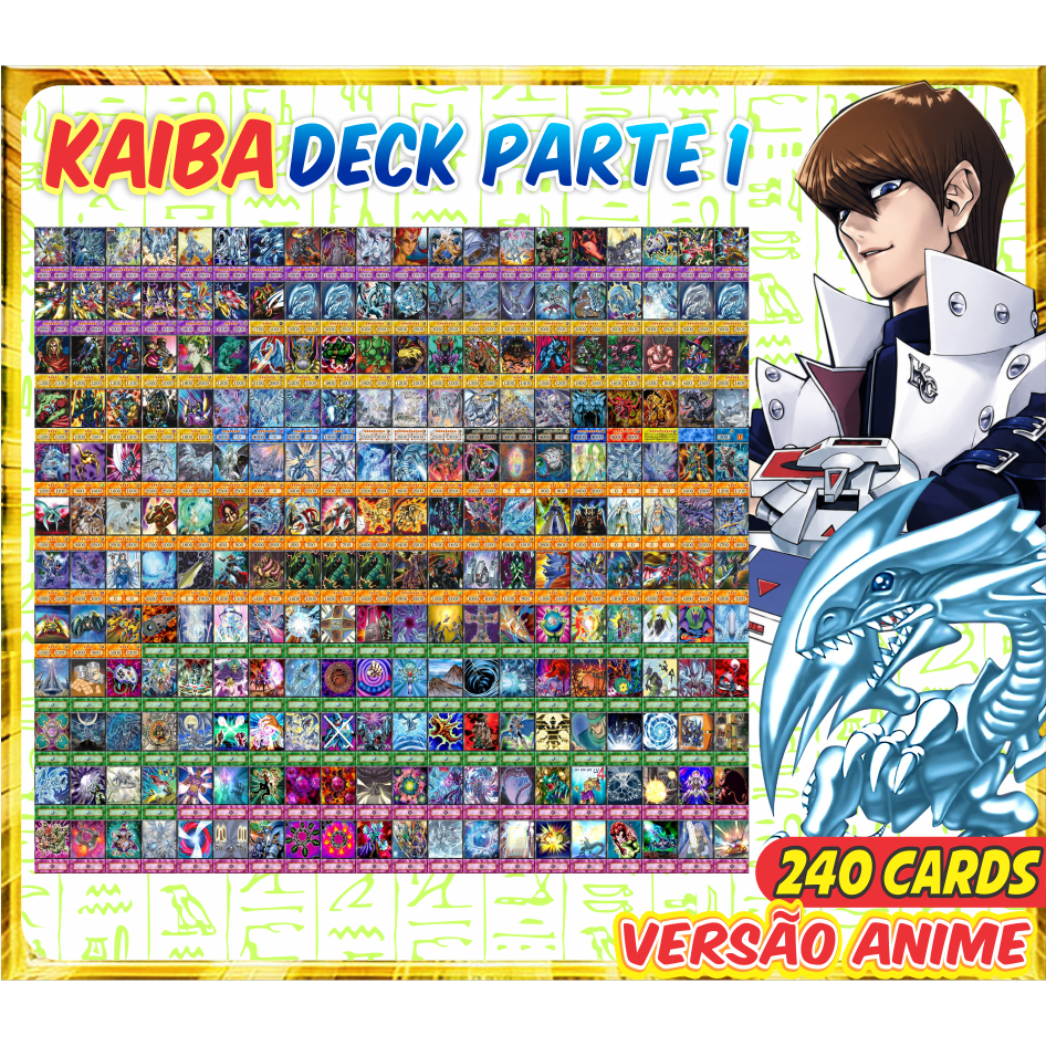 kaiba deck yugioh (350 Cards) +27 Raro, Caixa & Campo à montar Great Yu Dueling with All YUGI vs