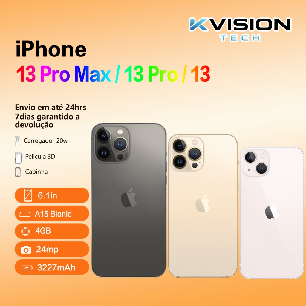 Celular IPhone 13 / 13 Pro/ 13 Pro Max 128gb 100% Original Com