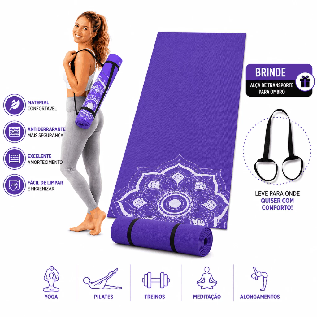 Tapete de Yoga e Pilates MAGAFIT