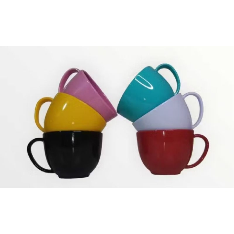 Kit4-6-8-12 Xícaras para Café chá 180 ml em Acrílico Colorido | Shopee ...