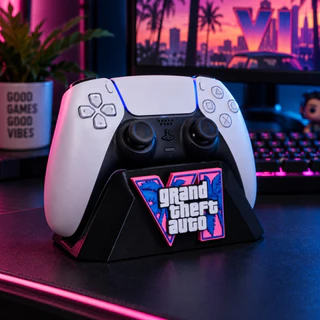 Suporte Para Controle Play 5 Dualsense 5 Gamer Temático Gta 6