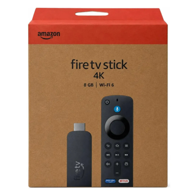 Novo Amazon Fire TV Stick 4K Ultra HD, Sistema Fire OS, Wi-fi 6