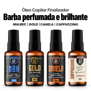 Óleo para Cabelo e Barba Anti-Frizz Hidratante Perfumado Brilho Street Barbers 30ml