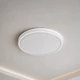 Hevvy Plafon Luminária de Teto Genova Redondo 30cm 20W 3 Temperaturas Cor Multitemperatura Bivolt Quarto Banheiro Sala