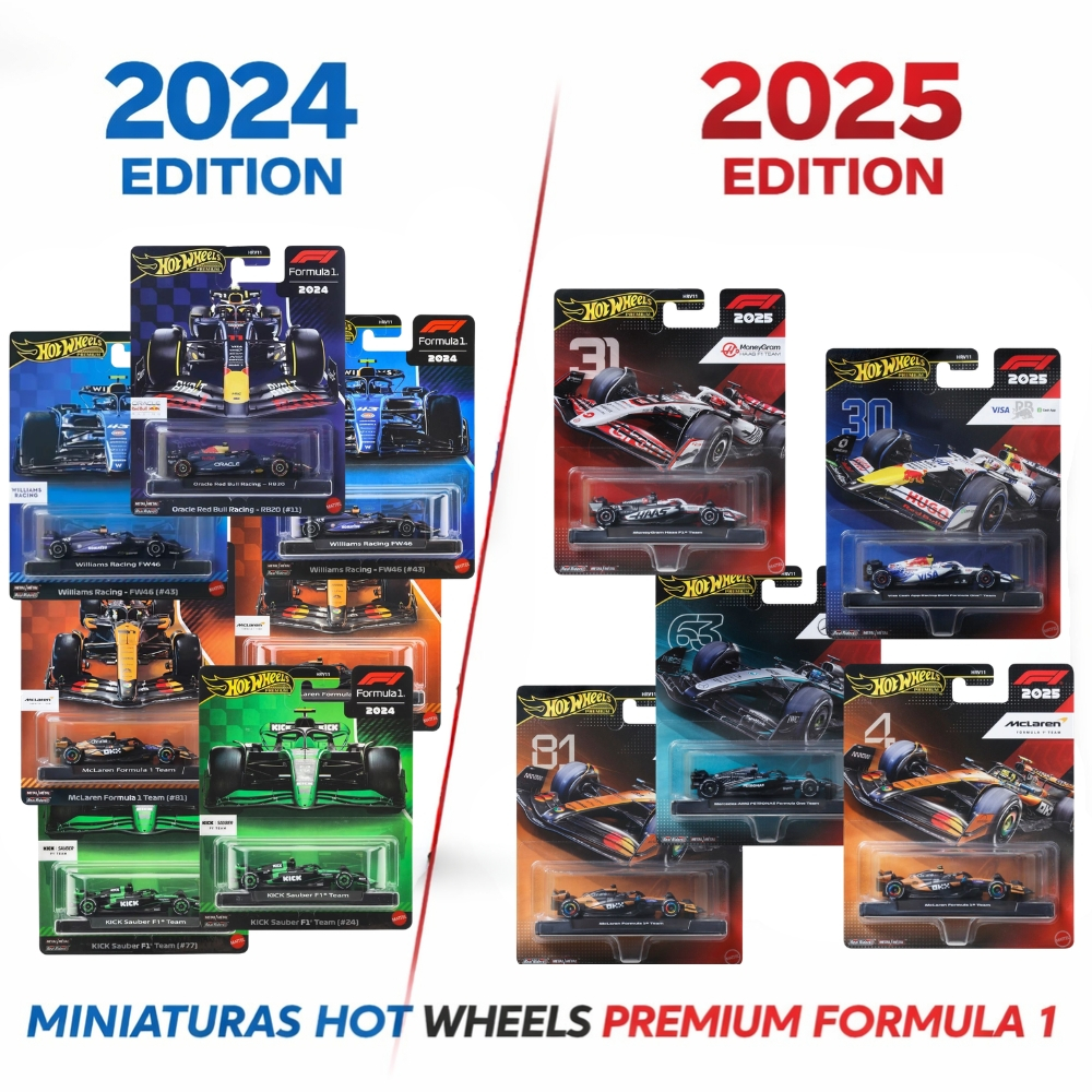 Hot Wheels Premium Fórmula 1 F1 2025 McLaren Equipe 81 | Shopee Brasil