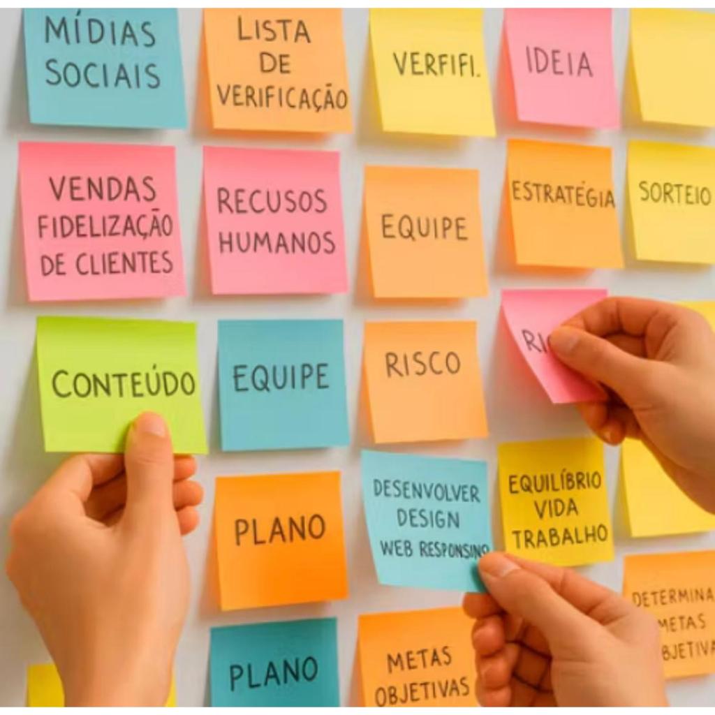 BLOCO ADESIVO DE ANOTAÇÕES POST IT COLORIDO cores neon 400fls cores ...