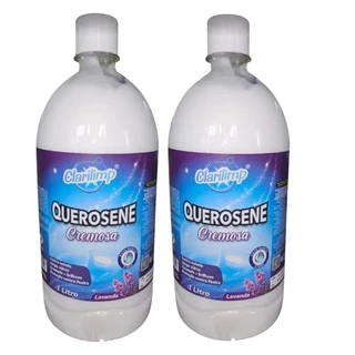 Kit 2 unidades Querosene Cremosa 1 litro Lavanda Limpeza Vidros Box Lustra movéis em Oferta na Shopee
