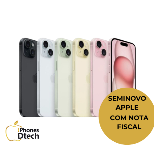 Usado: iPhone 15 128Usado: iPhone 15 128GB - Original com NF - com