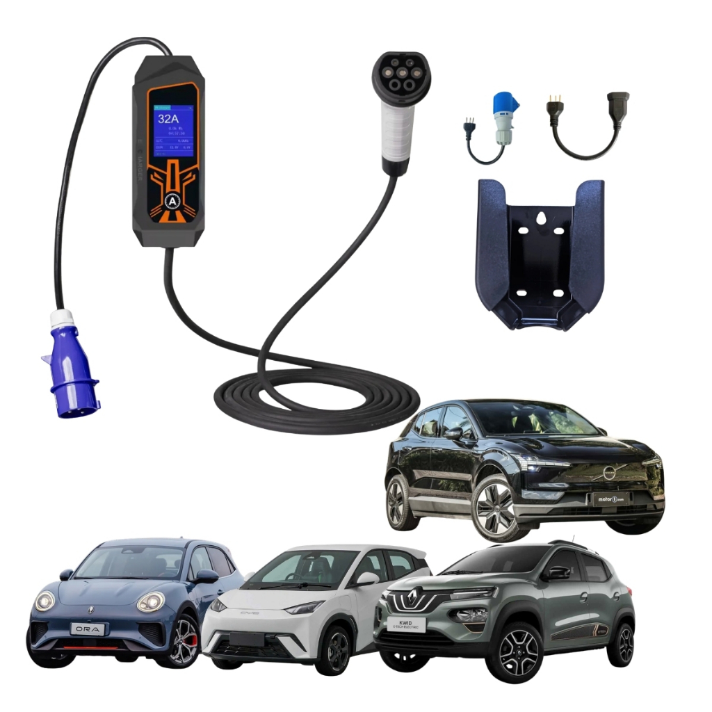 Carregador Portátil 7kW Tipo 2 Carro Elétrico BYD Dolphin Bivolt 5 ...