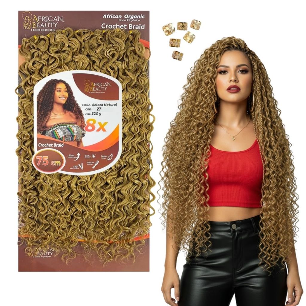 Cabelo Cacheado P Crochet Braid Beleza Natural African Beauty