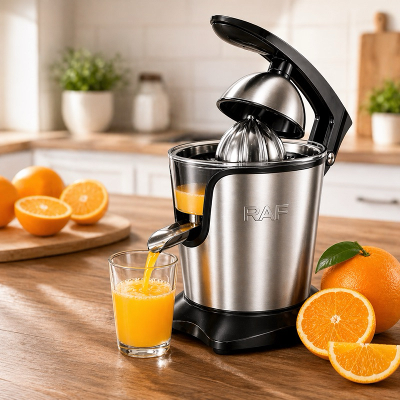 Espremedor Extrator de Suco Elétrico RAF Inox 180W Profissio