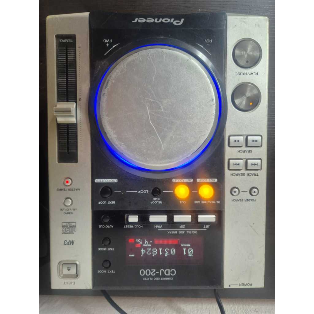 CDJ 200 Pioneer Player CDJ-200 MP3 Profissional DJ | Shopee Brasil