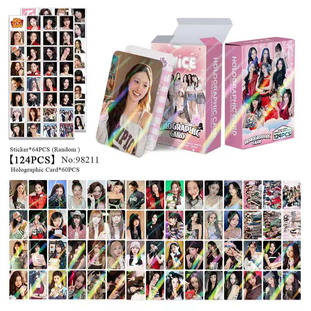 K-POP 60pcs/box com 32pcs adesivo TWICE Photocard Pronto Para Ser