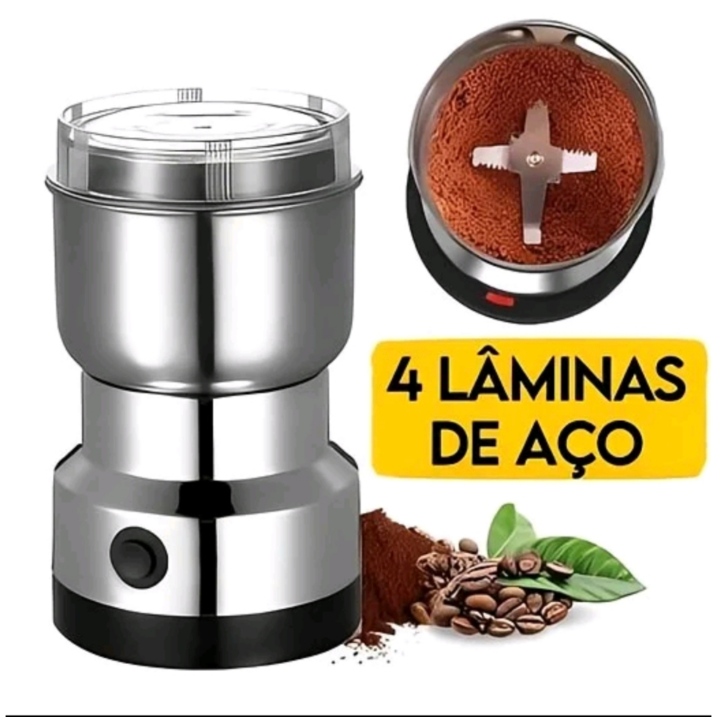 Moedor Multifuncional 110V ou 220V! Moa café, temperos e grã