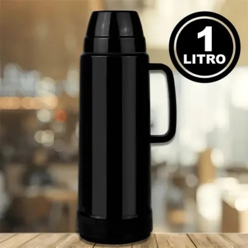 Garrafa Térmica Resistente Mor 1 Litro Para Café Chá Cor Pre