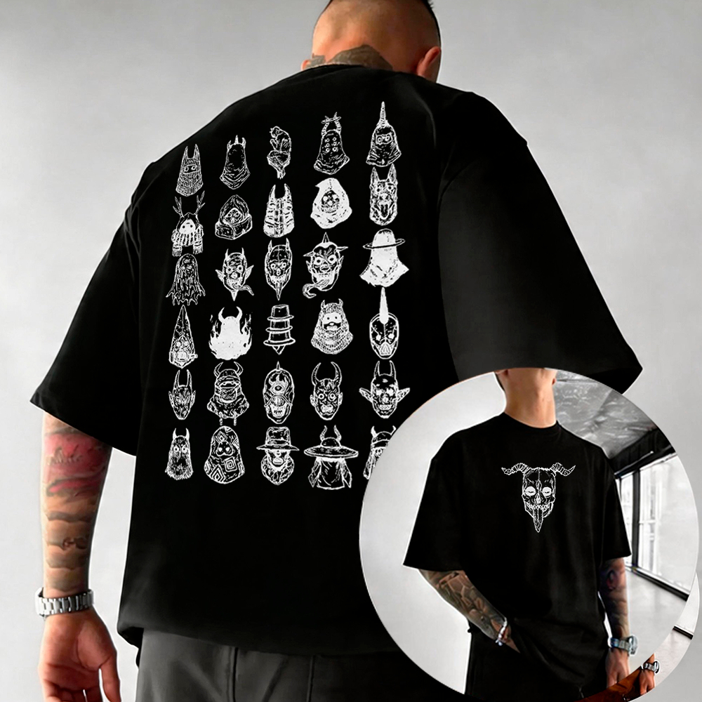 Camiseta Basica e OVERSIZED Dorohedoro Devils Hole Kun Kill Caiman