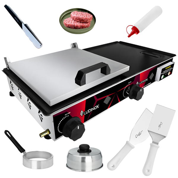 Kit Chapa Lanche Gourmet 60x30 PREMIUM + Acessórios