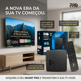 Smart Box Proeletronic Smartpro 4k Hd Prosb-3000/16gb 2gb.