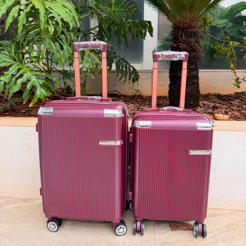 mala de viagem DUPLA ZÍPER EXPASIVEL Kit 2 Malas de BORDO+DESPACHO