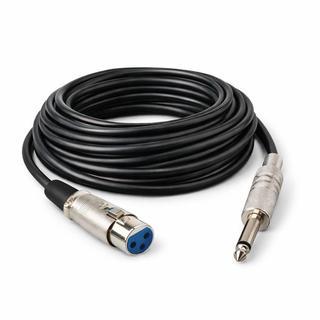 Cabo para Microfone P10 Para XLR Canon - 3 Metros - 5 Metros - p Áudio Mesa Som Cajon