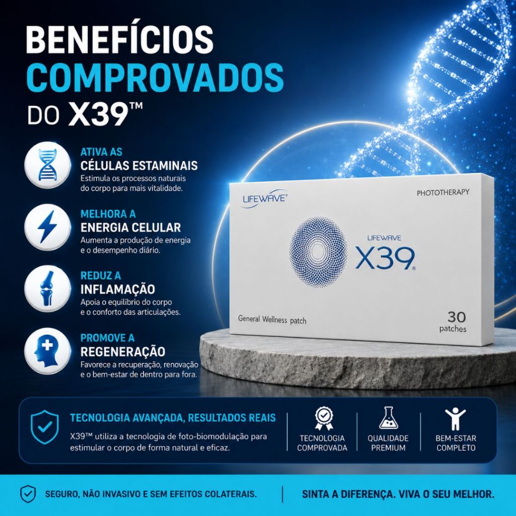 Adesivo Corporal X39 Lifewave Tecnologia De Fototerapia Peptideos