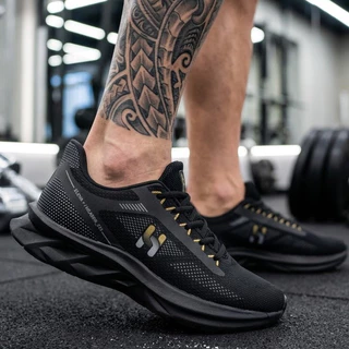 Tênis Masculino Running Academia Esportivo Corrida Caminhada Anti Impacto Respirável Macio Ultra Leve 34 ao 45