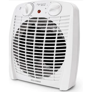 Aquecedor de ar elétrico Warm Air 1500w Agrantt branco 127v