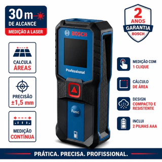 Trena Laser GLM 30-23 C/ Alcance 30m Bosch