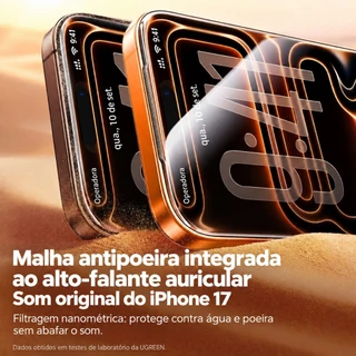 Película 3D Curva HD Antiestática Sem Borda Preta Cobertura Total para iPhone 15 16 17 18 Pro Max Plus